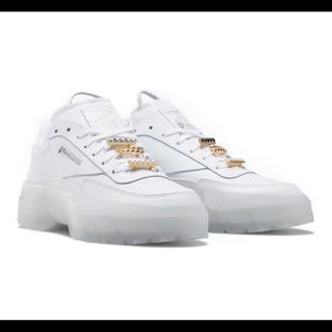 Cardi B all white Reebok